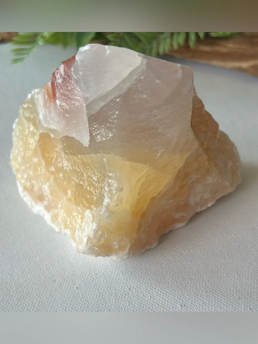 💎 Raw Tri-colored Calcite Specimen Display Stone - Home Accent